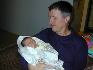 Grandpa Scott holding Jessica