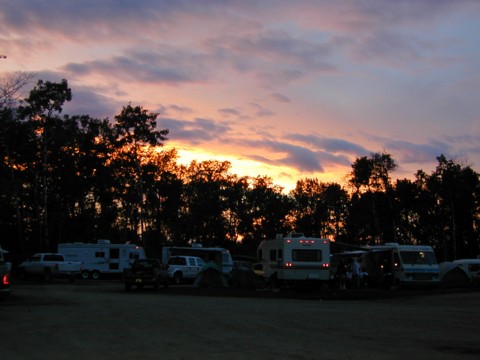 Campground at Sylvan Lake