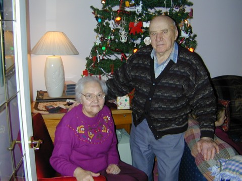 Grandma and Grandpa Peters