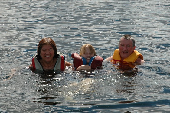 Grandma, Rebecca, and Grandpa