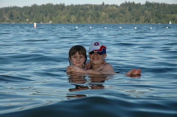 Jessica and Rebecca in Shawnigan Lake