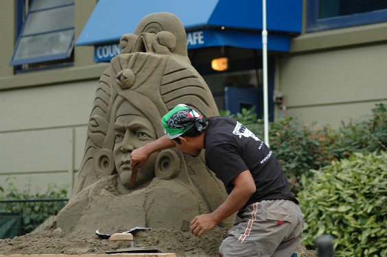 Sculptor at Work