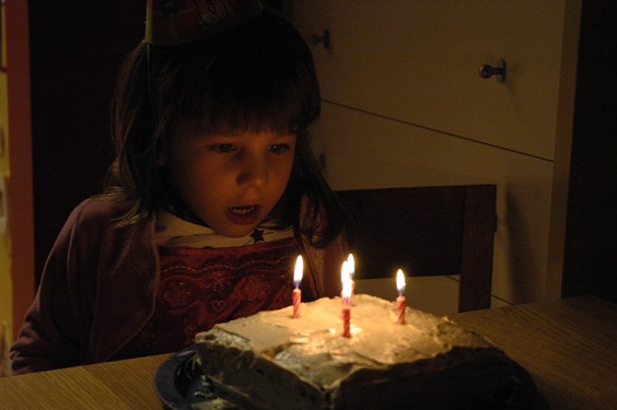 Jessica and Candles