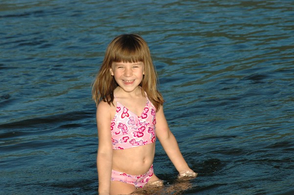 Jessica in Kootenay Lake