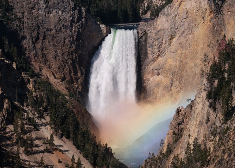 Lower Falls with Rainbow