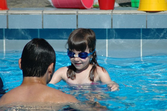 Jessica and Swim Instructor