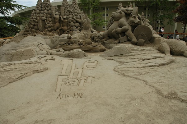 The Fair at the PNE Sand Sculpture