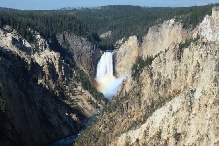 Lower Falls with Rainbow